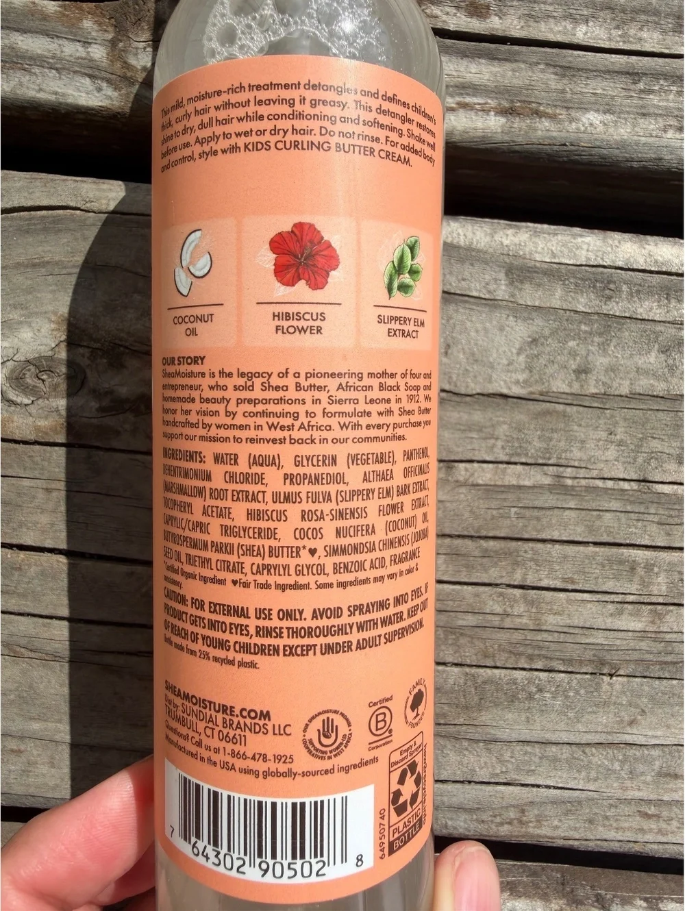 SheaMoisture Kids Leave In Conditioner & Detangler Spray 8 fl oz